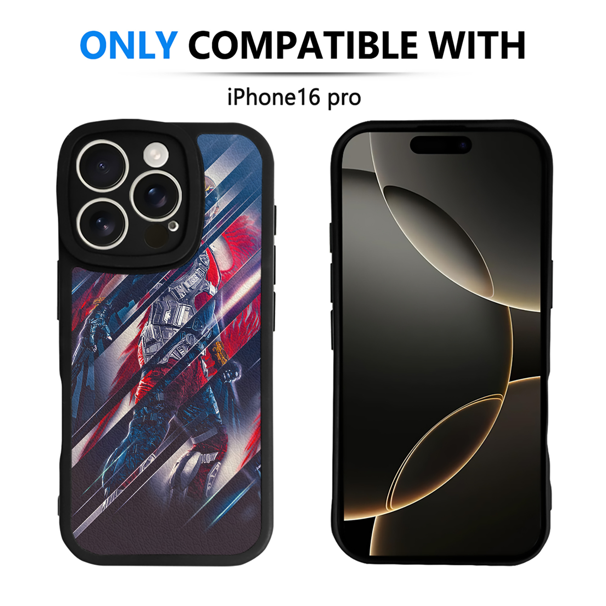 （画像用） アベンジャーズ The Avengers 【iPhone 16シリーズ対応】シリコンスマホケース（レザー調） 材質：シリコン